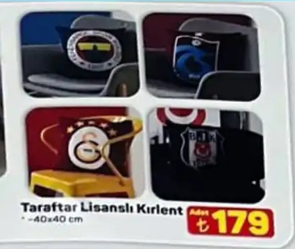 Taraftar Lisanslı Kırlent 40X40 Cm