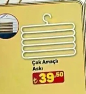 Çok Amaçlı Askı 5 Katlı