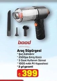 Bood Araç Süpürgesi