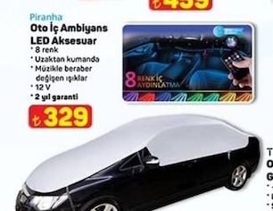 Piranha Oto İç Ambians Led Aksesuar