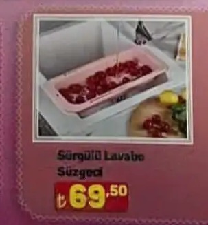 Sürgülü Lavabo Süzgeci