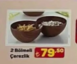 2 Bölmeli Çerezlik