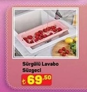 Sürekli Lavabo Süzgeci
