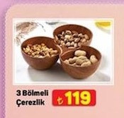 3 Bölmeli Çerezlik