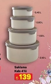 Saklama Kabı 4'Lü