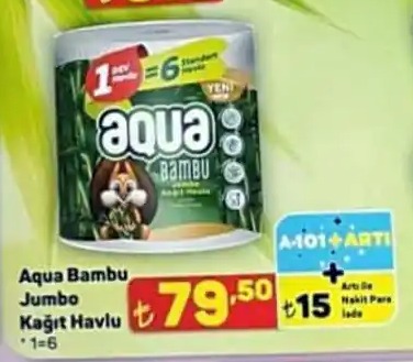 Aqua Bambu Jumbo Kağıt Havlu