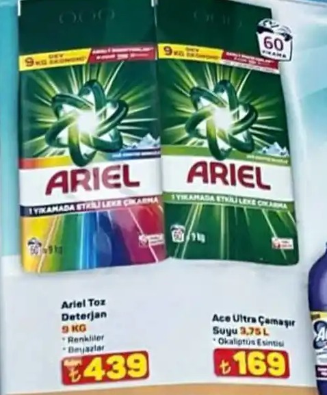 Ariel Toz Deterjan 9Kg