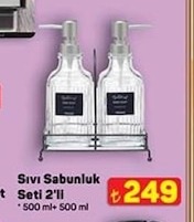 Sıvı Sabunluk Seti 2'Li 500Ml+500Ml
