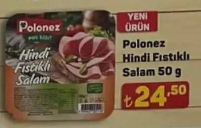 Polonez Hindi Fıstıklı Salam 50G