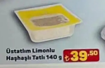 Üstatlim Limonlu Haşhaşlı Tatlı 140 G