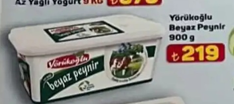 Yörükoğlu Beyaz Peynir 900 G