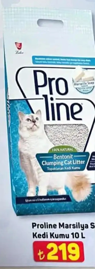 Proline Marsilya Sabunlu Bentonit Kedi Kumu 10 L