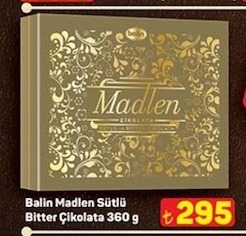 Balin Madlen Sütlü Bitter Çikolata 360G