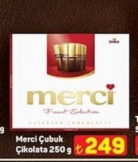Merci Çubuk Çikolata 250 G