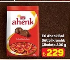 Eti Ahenk Bol Sütlü İkramlık Çikolata 300 G