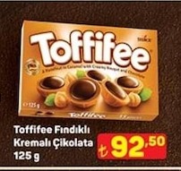 Toffifee Fındıklı Kremalı Çikolata 125 G