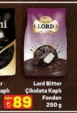 Lord Bitter Çikolata Kaplı Fondan 250 G