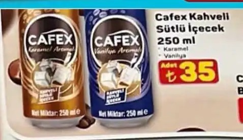 Cafex Kahveli Sütlü İçecek 250 Ml
