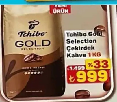 Tchibo Gold Selection Çekirdek Kahve 1Kg