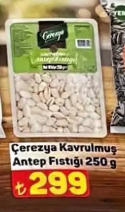Çerezya Kavrulmuş Antep Fıstığı 250G
