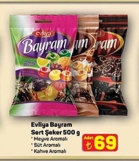 Evliya Bayram Sert Şeker 500G