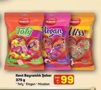 Kent Bayramlık Şeker 375G