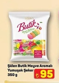 Şölen Butik Meyve Aromalı Yumuşak Şeker 350 G