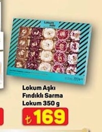 Lokum Aşkı Fındıklı Sarma Lokum 350 G