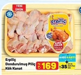 Erpiliç Dondurulmuş Piliç Kök Kanat