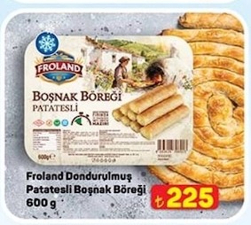 Froland Dondurulmuş Patatesli Boşnak Böreği 600 G