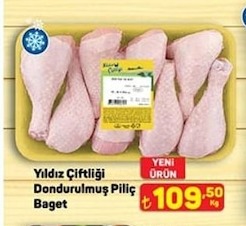 Yıldız Çiftliği Dondurulmuş Piliç Baget