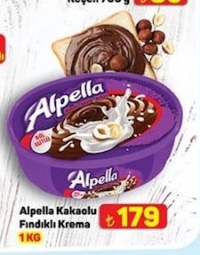 Alpella Kakaolu Fındıklı Krema 1 Kg