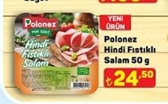 Polonez Hindi Fıstıklı Salam 50G