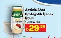 Activia Shot Probiyotik İçecek 80Ml Çilek & Muz
