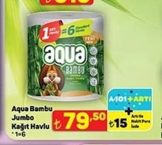 Aqua Bambu Jumbo Kağıt Havlu