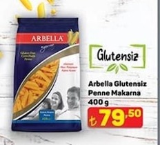 Arbella Glutensiz Penne Makarna 400G