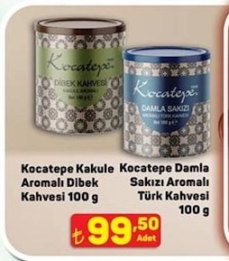 Kocatepe Kakule Aromalı Dibek Kahvesi 100 G