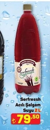 Serfresh Acılı Şalgam Suyu 2L