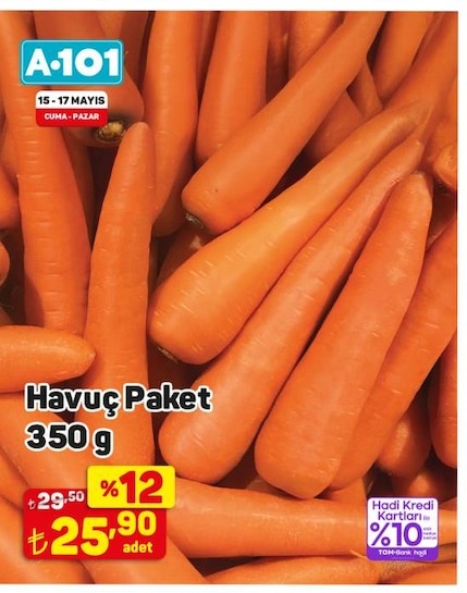 Havuç Paket 350G