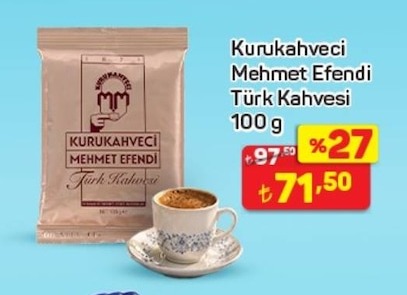 Kurukahveci Mehmet Efendi Türk Kahvesi 100 G