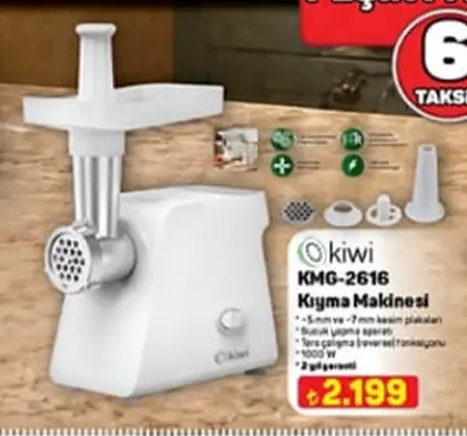 Kiwi Kmg-2616 Kıyma Makinesi