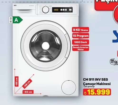 Aeg Cm 911 Inv Seg Çamaşır Makinesi