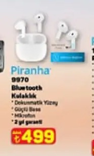Piranha 9970 Bluetooth Kulaklik