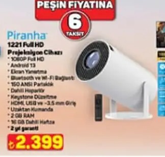 Piranha 1221 Full Hd Projektor