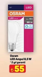 Osram Led Ampul 8,5 W
