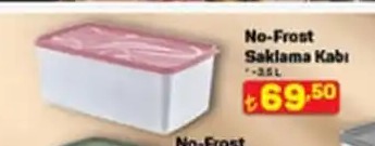 No-Frost Saklama Kabı 3.5L