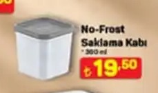 No-Frost Saklama Kabı 300 Cl