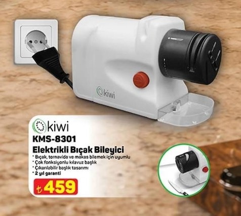 Kiwi Kms-8301 Elektrikli Bıçak Bileyici