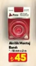 Akrilik Montaj Bandı 15 Mm X 2 M
