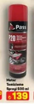 Pass P20 Motor Temizleme Spreyi 600 Ml